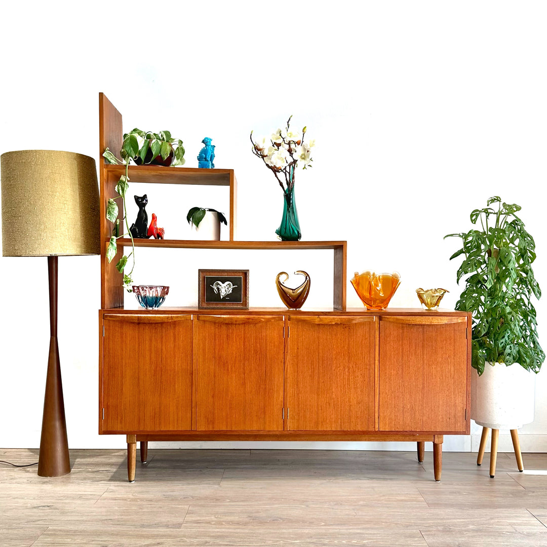 Mid Century Teak Sideboard Room Divider by Dickinsons