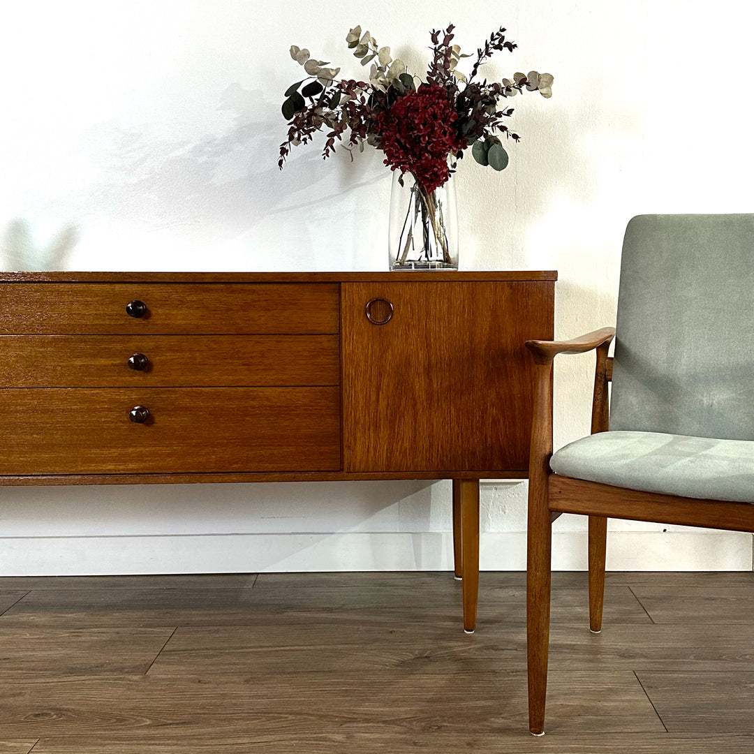 Mid Century Teak Sideboard Credenza by Avalon UK