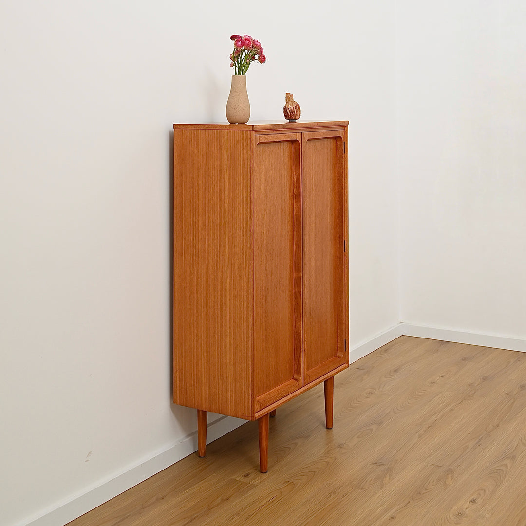Mid Century Teak Sideboard Bookshelf Cabinet by Chiswell