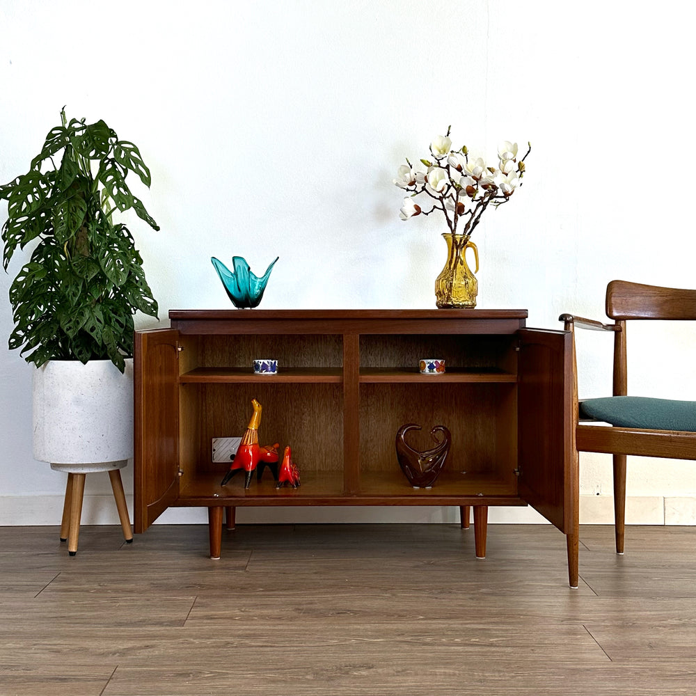 Mid Century Sideboard LP Record Cabinet by Noblett