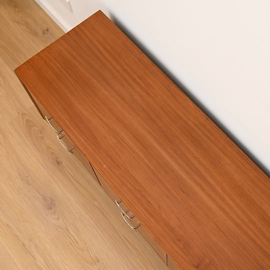 Mid Century Vintage 1960’s Teak Sideboard Dresser Drawers