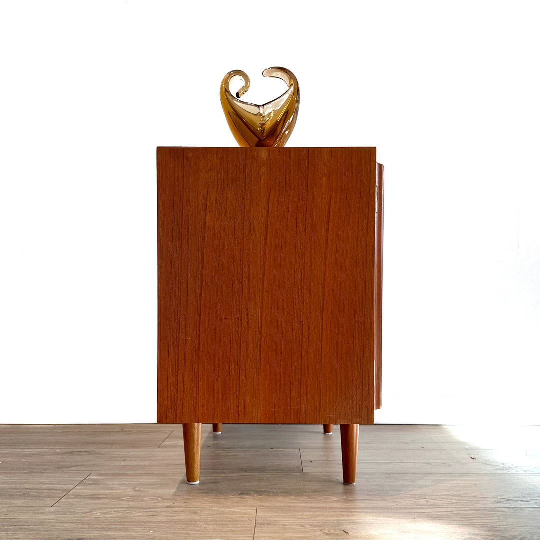 Mid Century Teak Sideboard LP Record Cabinet by Chiswell