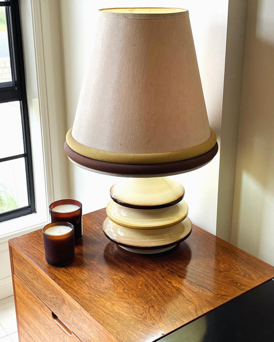 Pair of Mid Century Ceramic Ellis Style Table Lamps