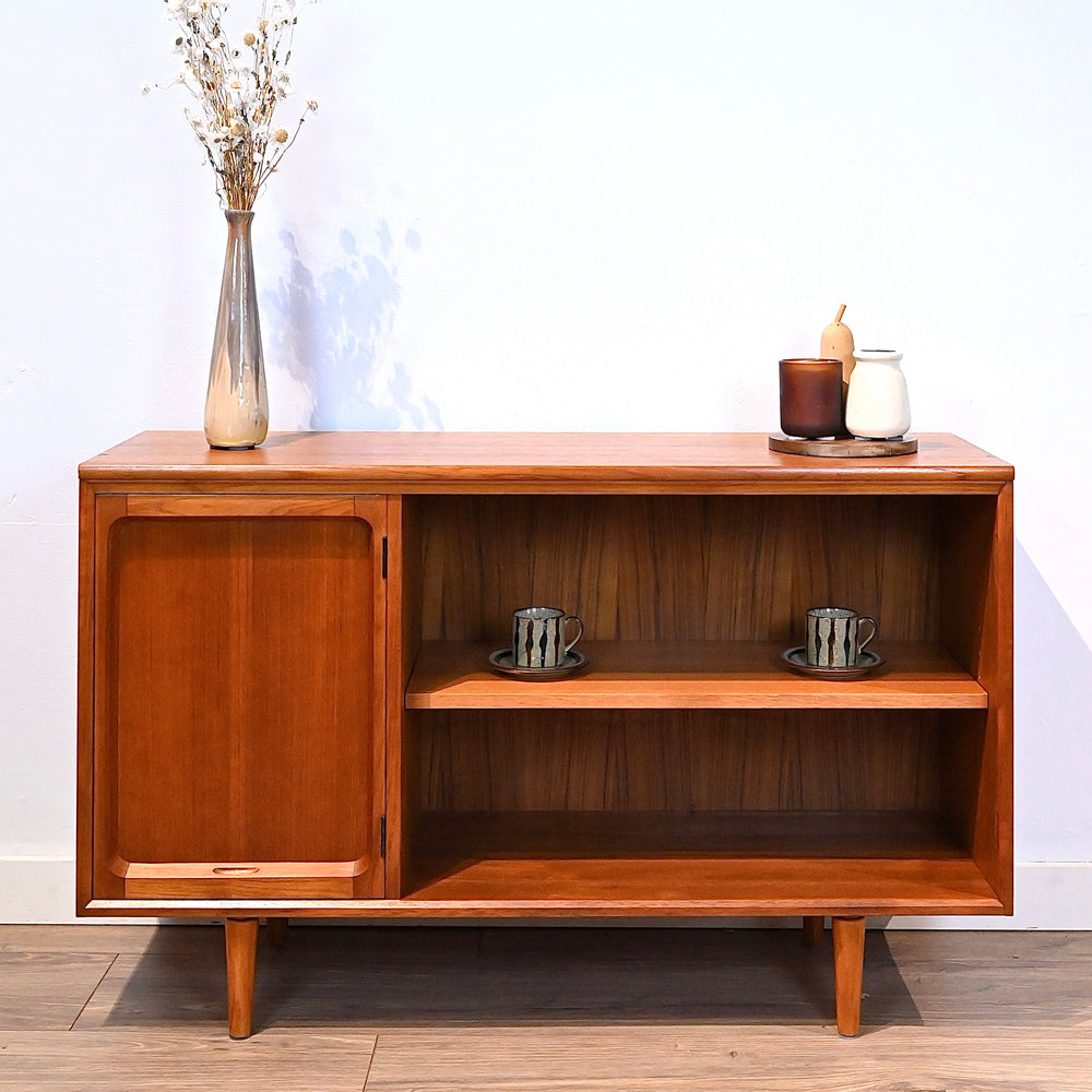 Mid Century Teak Sideboard LP Record Cabinet by Chiswell