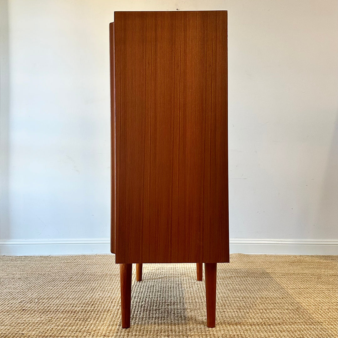 Mid Century teak display cabinet sideboard by Chiswell