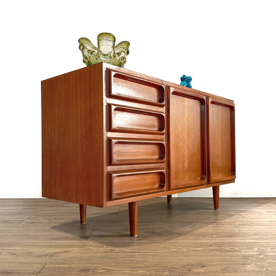 Mid Century Teak Sideboard LP Cabinet by Chiswell