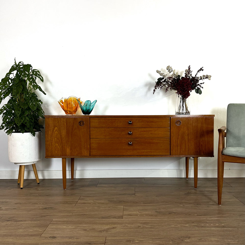 Mid Century Teak Sideboard Credenza by Avalon UK