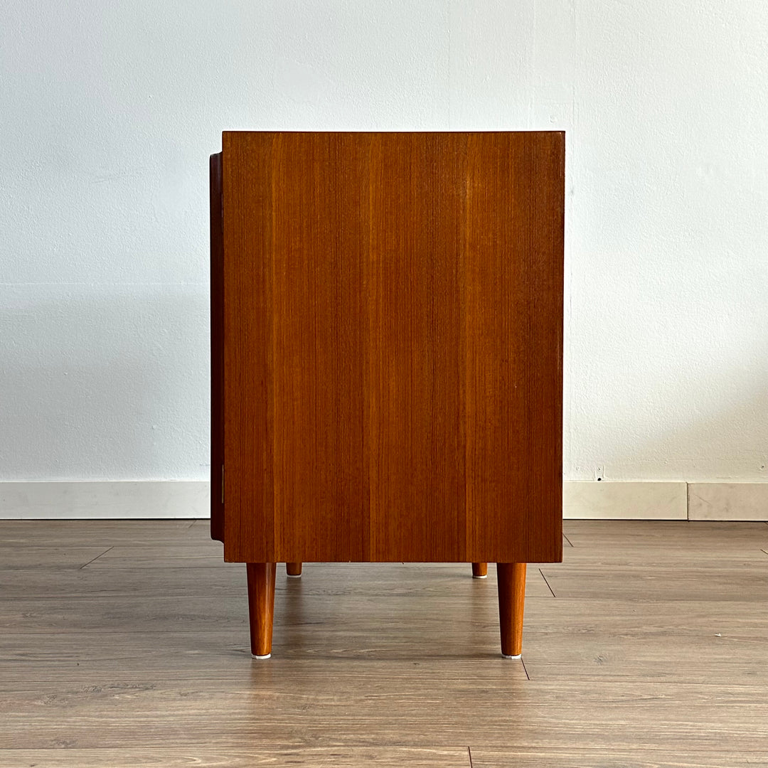 Mid Century Teak Sideboard Display LP Record Cabinet by Chiswell