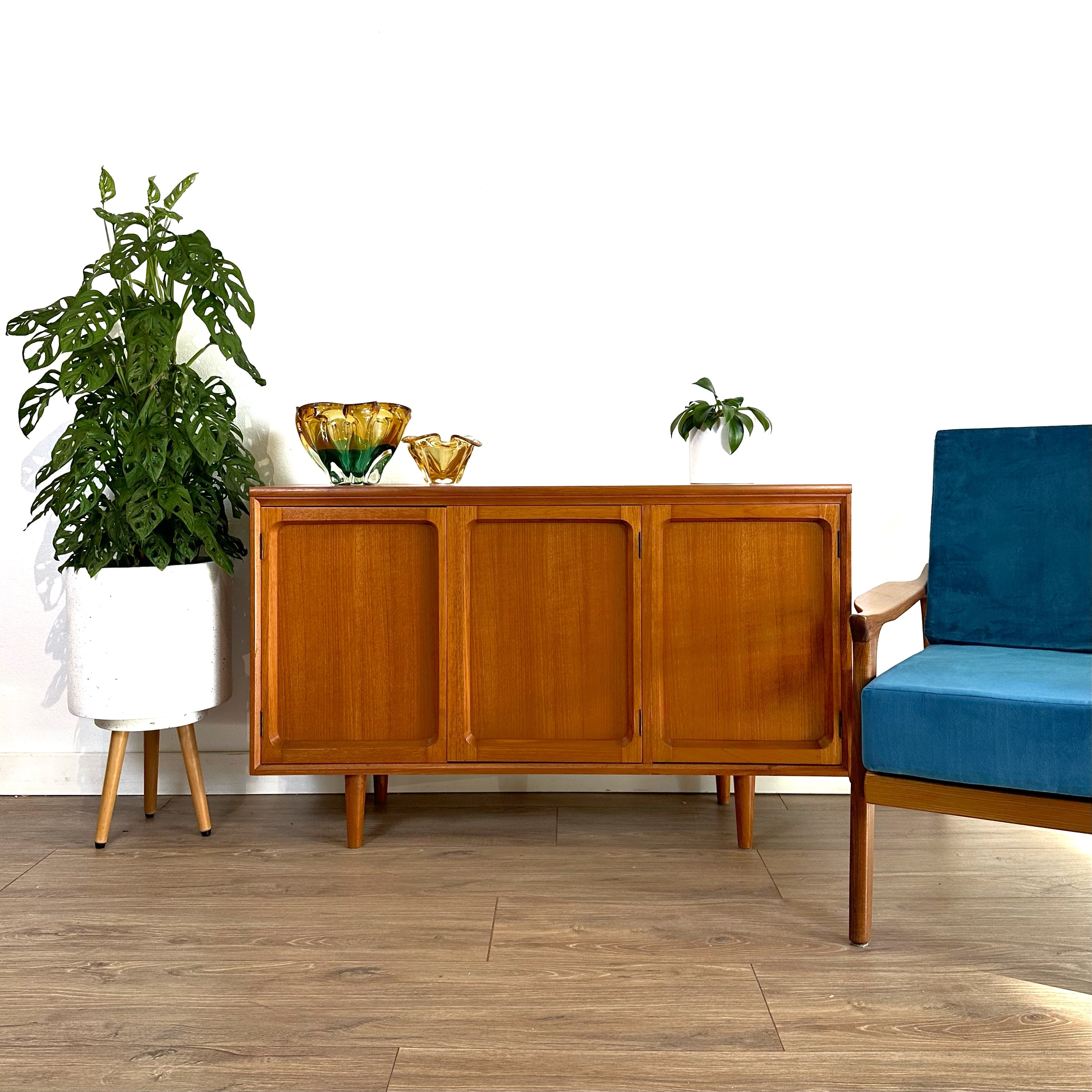 Mid Century Teak Sideboard LP by Chiswell