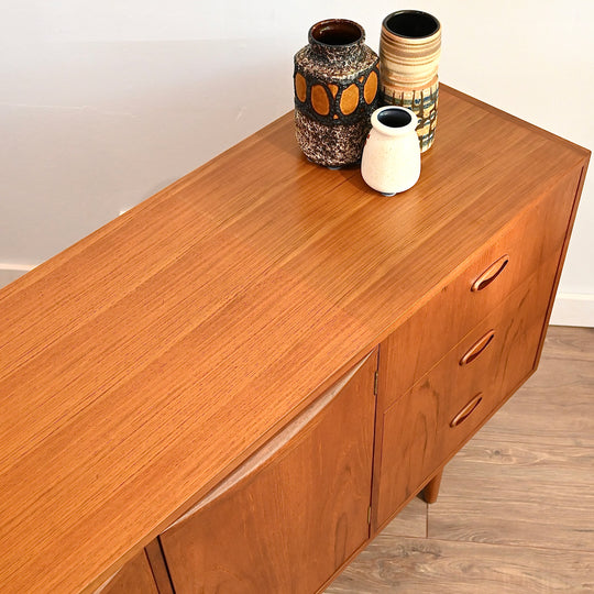 Mid Century Teak Sideboard LP Record Cabinet by Chiswell