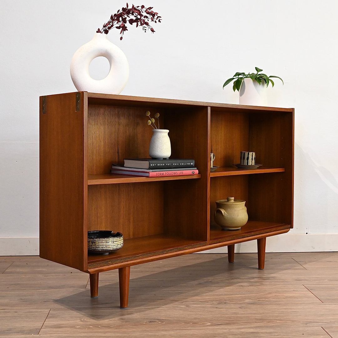 Parker Mid Century Teak Sideboard Bookcase Bookshelf Storage