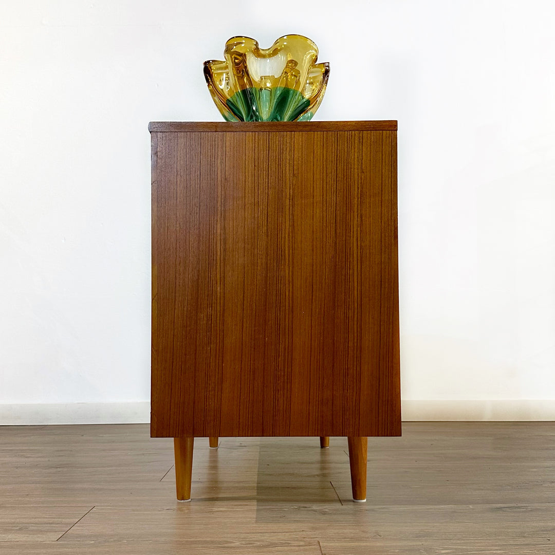 Mid Century Teak Sideboard LP Record Cabinet by Chiswell