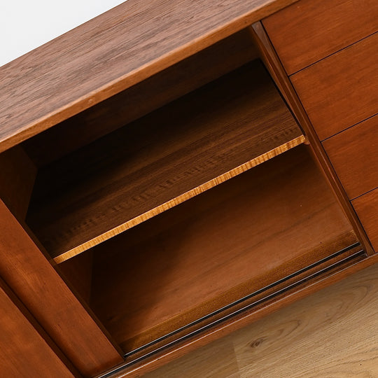Mid Century Teak Sideboard with Drawers - made in Denmark