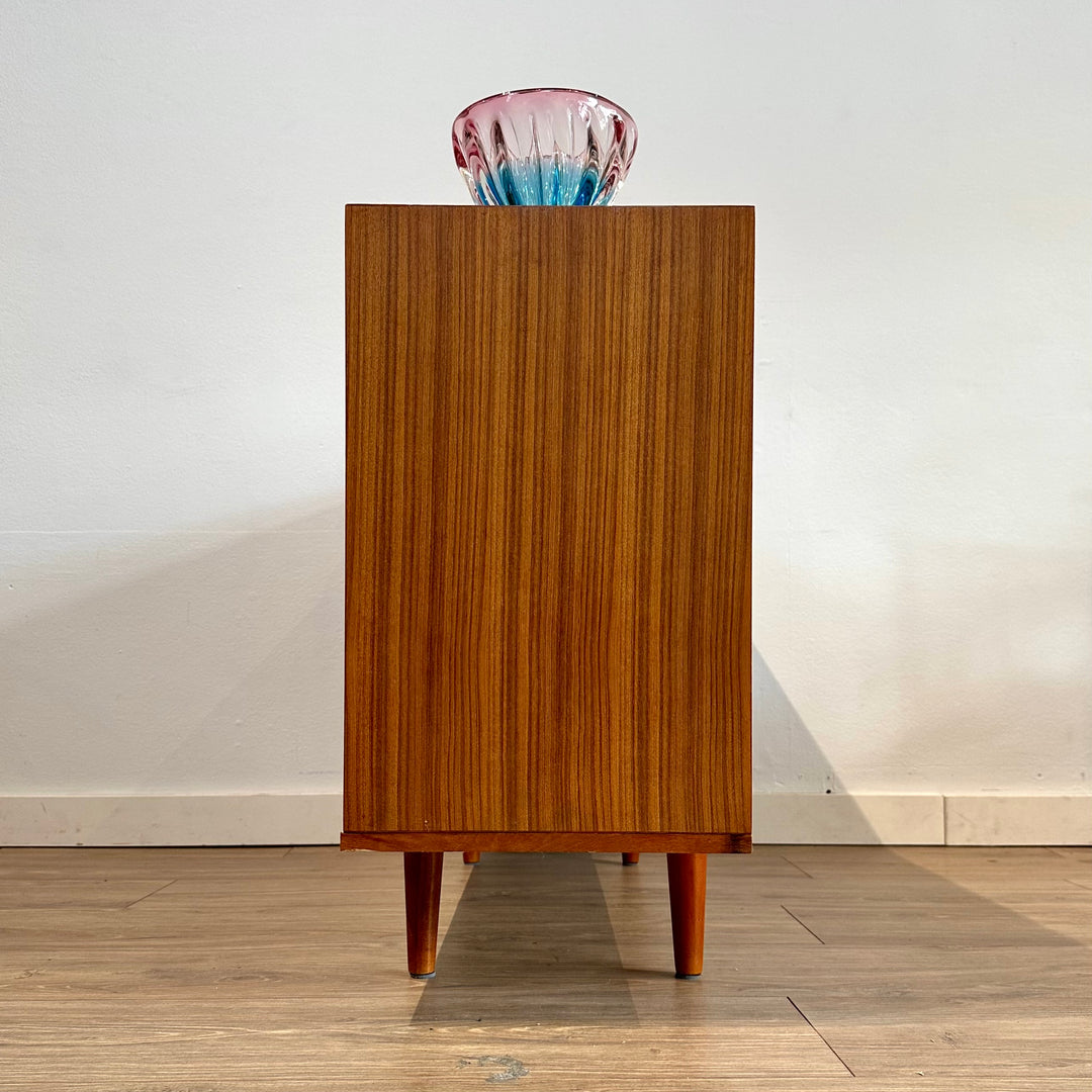 Mid Century Teak Sideboard LP Record Bookcase by Chiswell