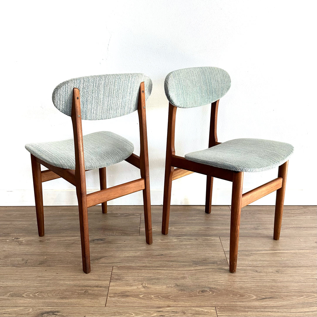 6x Mid Century Teak Dining Chairs by Elite