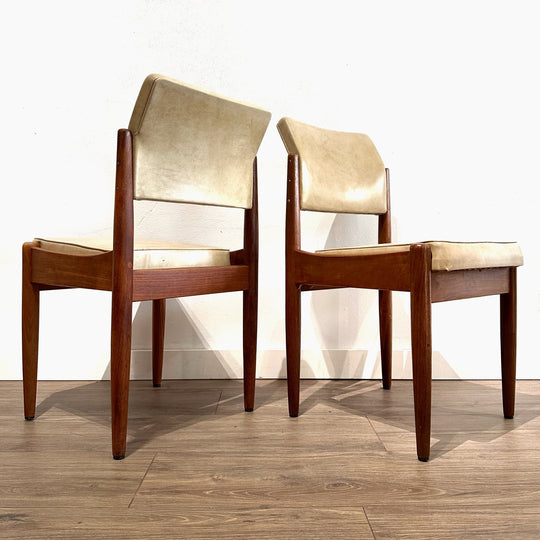 10x Mid Century Teak Dining Chairs by Chiswell