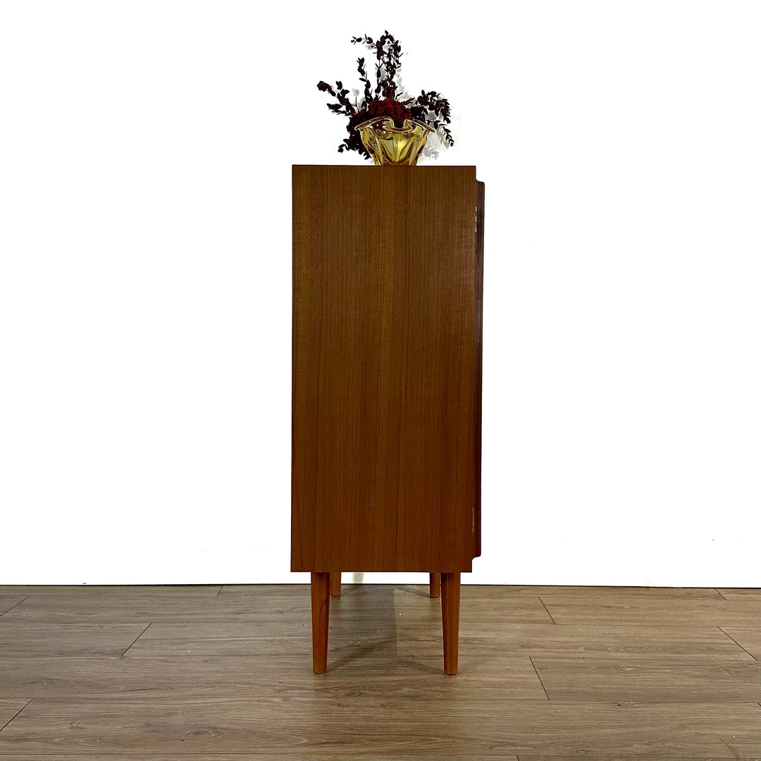 Mid Century Teak Sideboard Display Cabinet by Chiswell