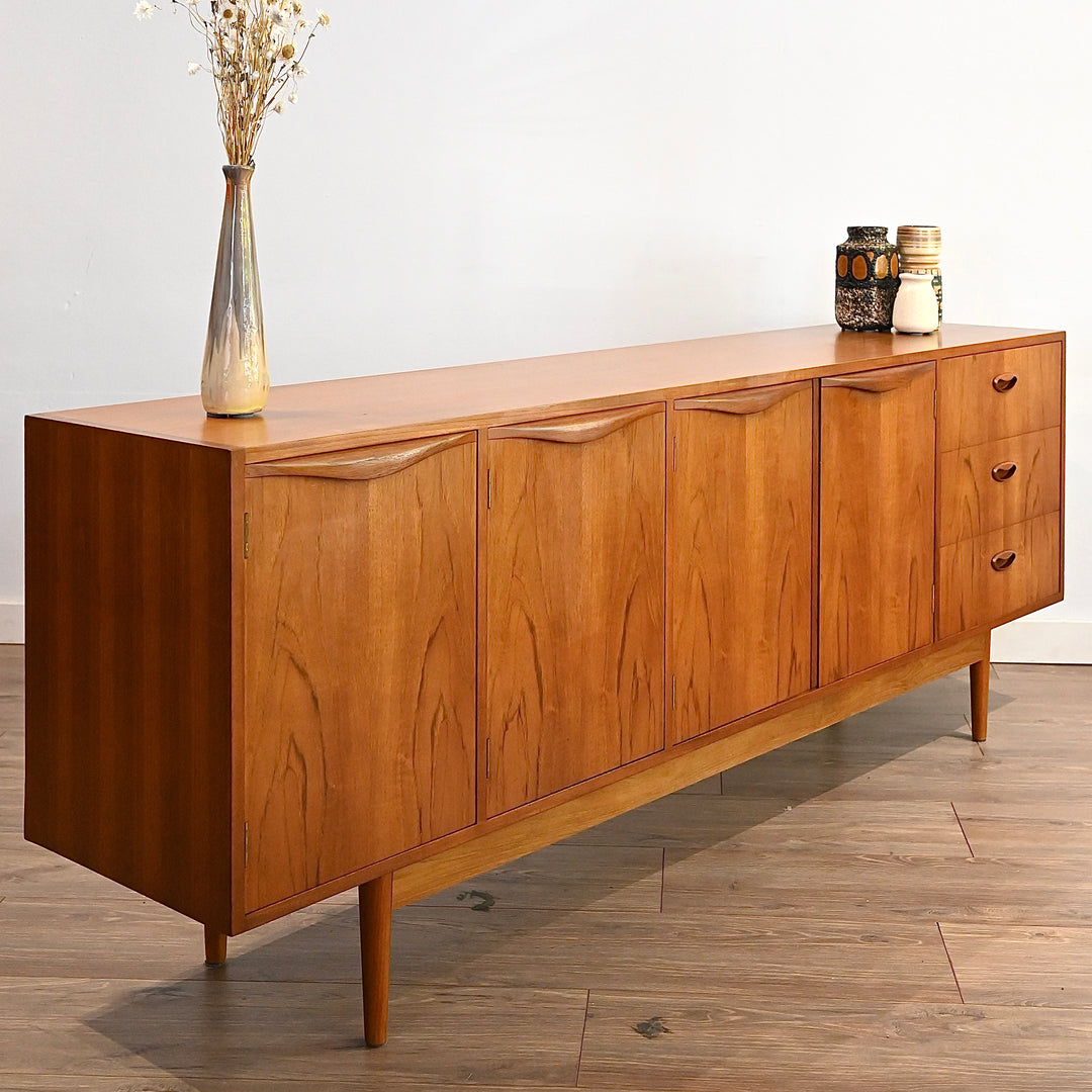 Mid Century Teak Sideboard LP Record Cabinet by Chiswell