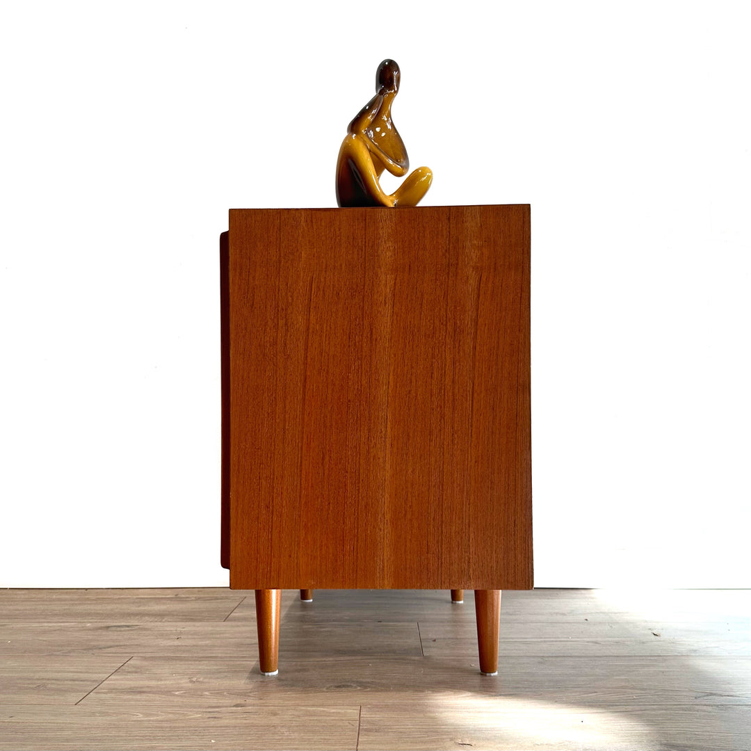 Mid Century Teak Sideboard LP Record Cabinet by Chiswell