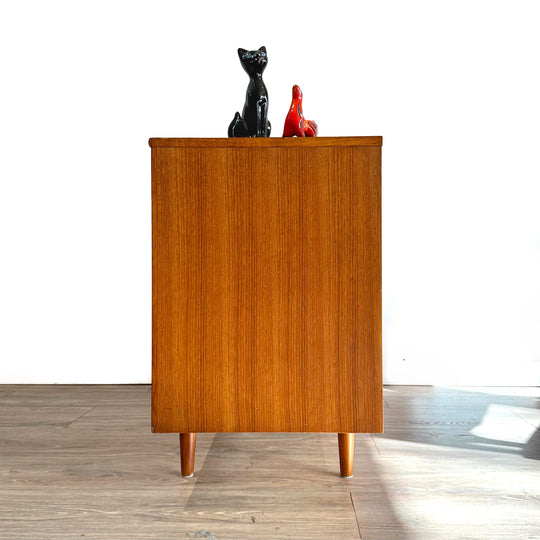 Mid Century Teak Sideboard LP Cabinet by Chiswell