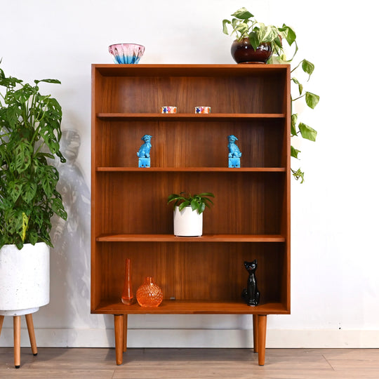 Parker Teak Mid Century Bookshelf Bookcase Shelving