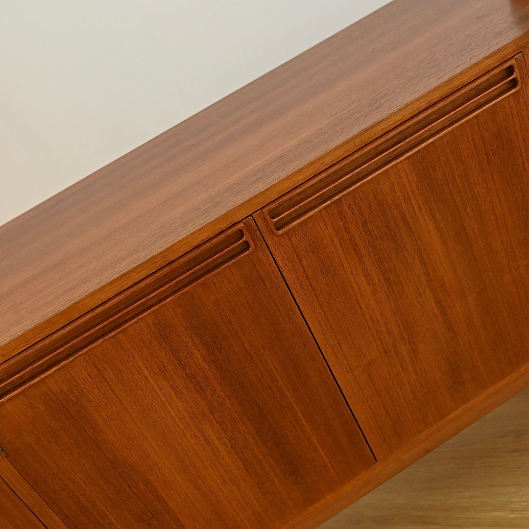 Mid Century Teak Sideboard LP Record Cabinet by Wrightbilt