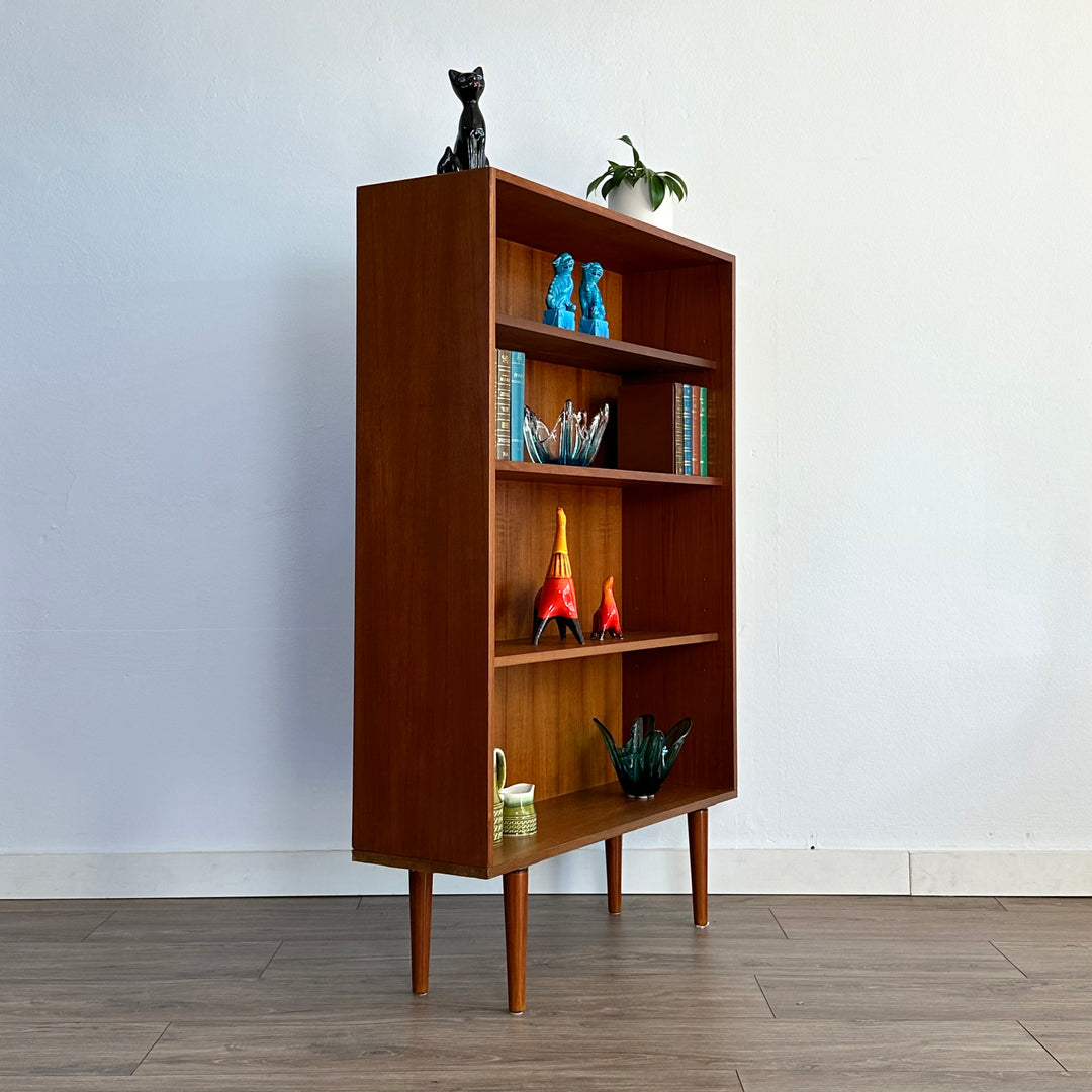 Mid Century Teak Bookshelf Bookcase Storage Shelving by Parker