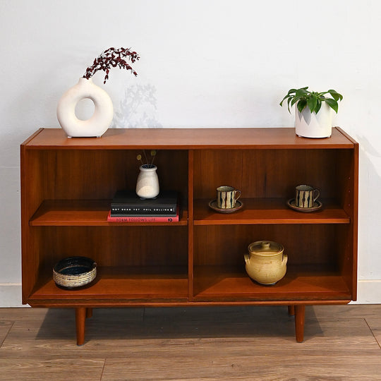 Parker Mid Century Teak Sideboard Bookcase Bookshelf Storage