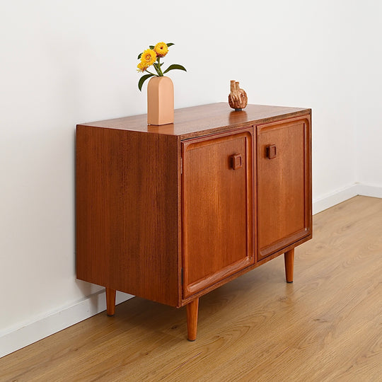 Mid Century Teak LP Record Cabinet by Parker