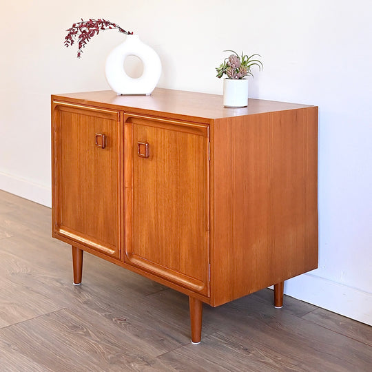 Parker Mid Century Teak Sideboard LP Record Cabinet