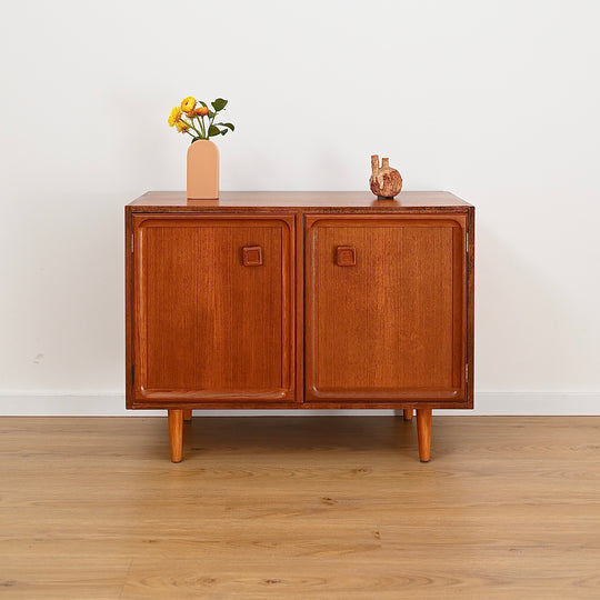 Mid Century Teak LP Record Cabinet by Parker