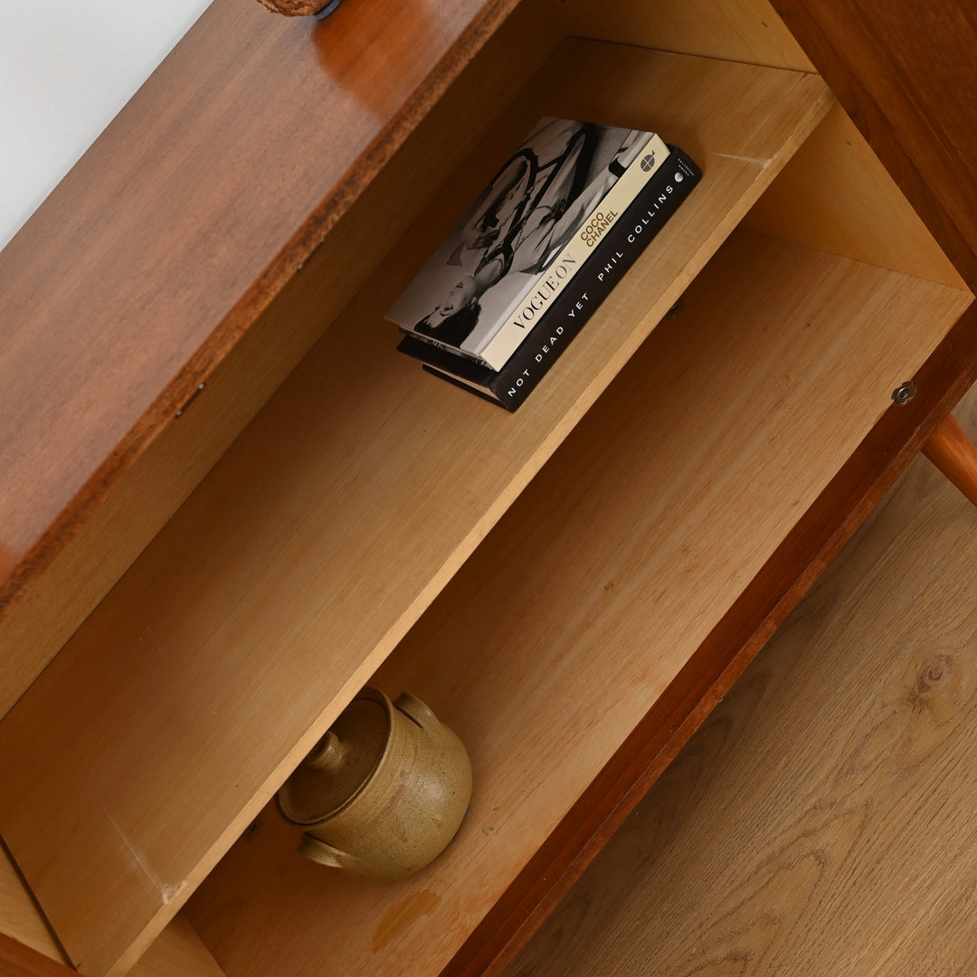 Mid Century Teak LP Record Cabinet by Parker