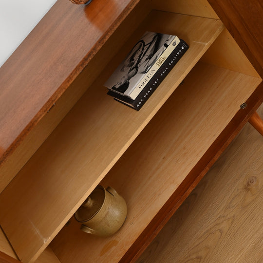 Mid Century Teak LP Record Cabinet by Parker