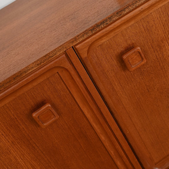 Mid Century Teak LP Record Cabinet by Parker