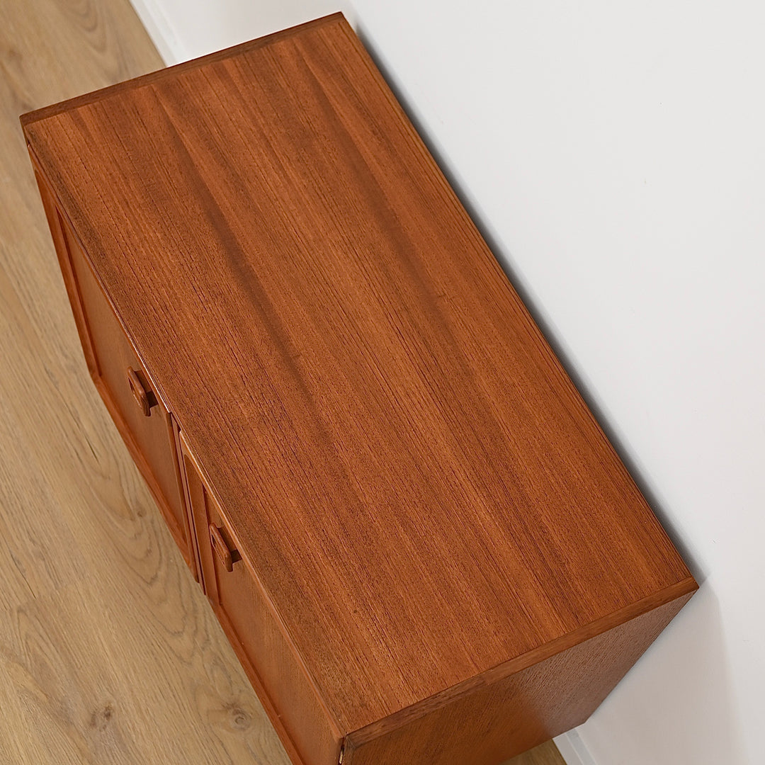 Mid Century Teak LP Record Cabinet by Parker