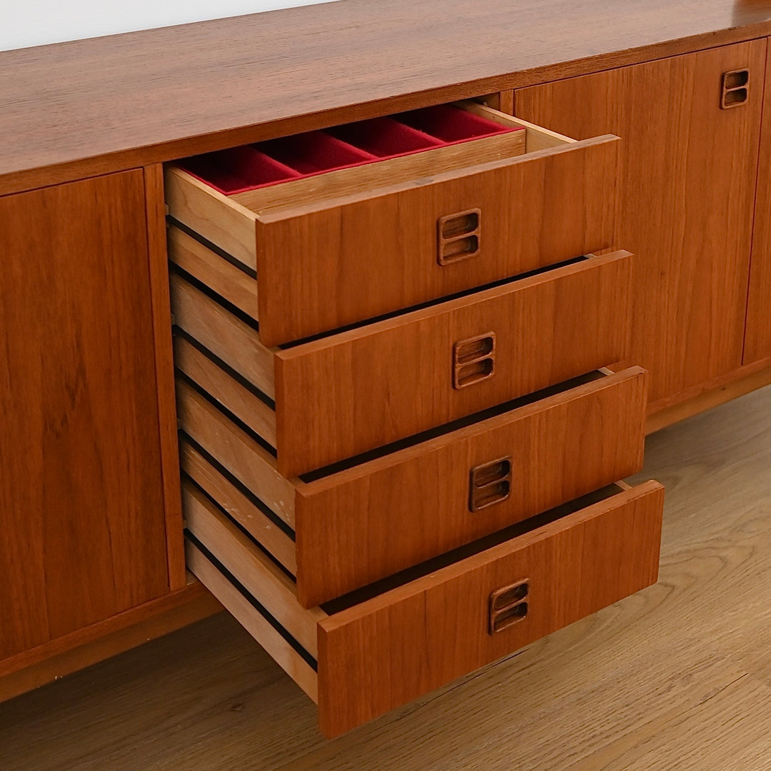 Mid-Century Teak Sideboard by Wrightbilt - Refinished