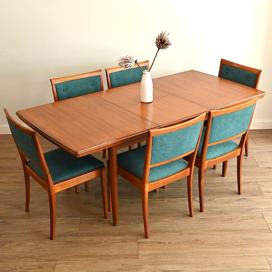 Mid Century Teak Extendable Dining Table by Chiswell