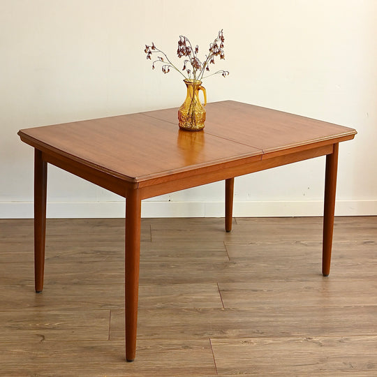 Mid Century Teak Extendable Dining Table by Chiswell