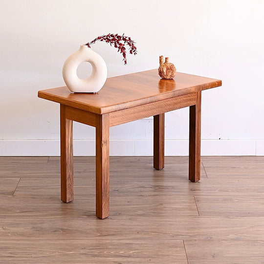 Mid Century Solid Teak Side Table