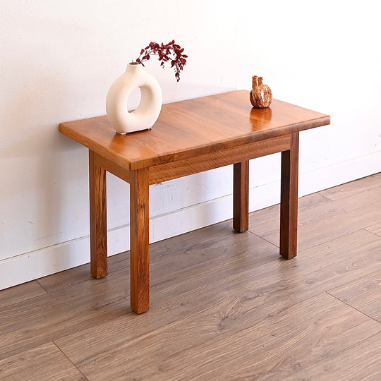 Mid Century Solid Teak Side Table