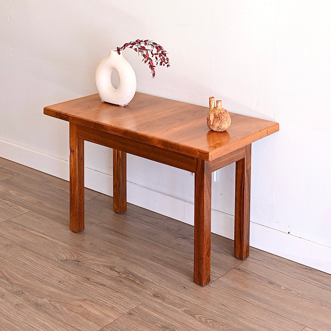 Mid Century Solid Teak Side Table