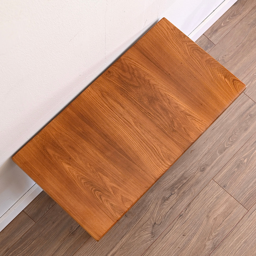 Mid Century Solid Teak Side Table