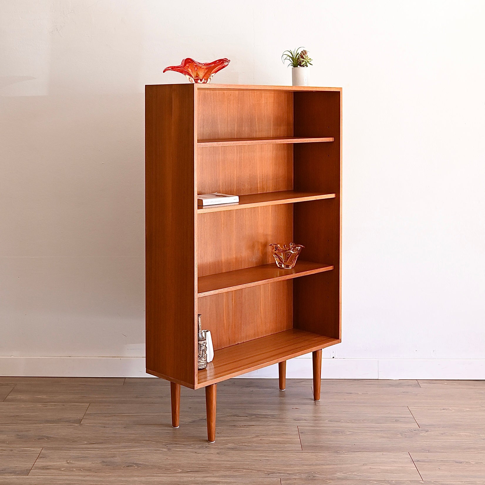 Mid Century Teak Parker Bookcase Bookshelf
