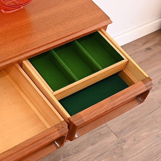 Mid Century Teak Sideboard Buffet Cabinet  by Chiswell