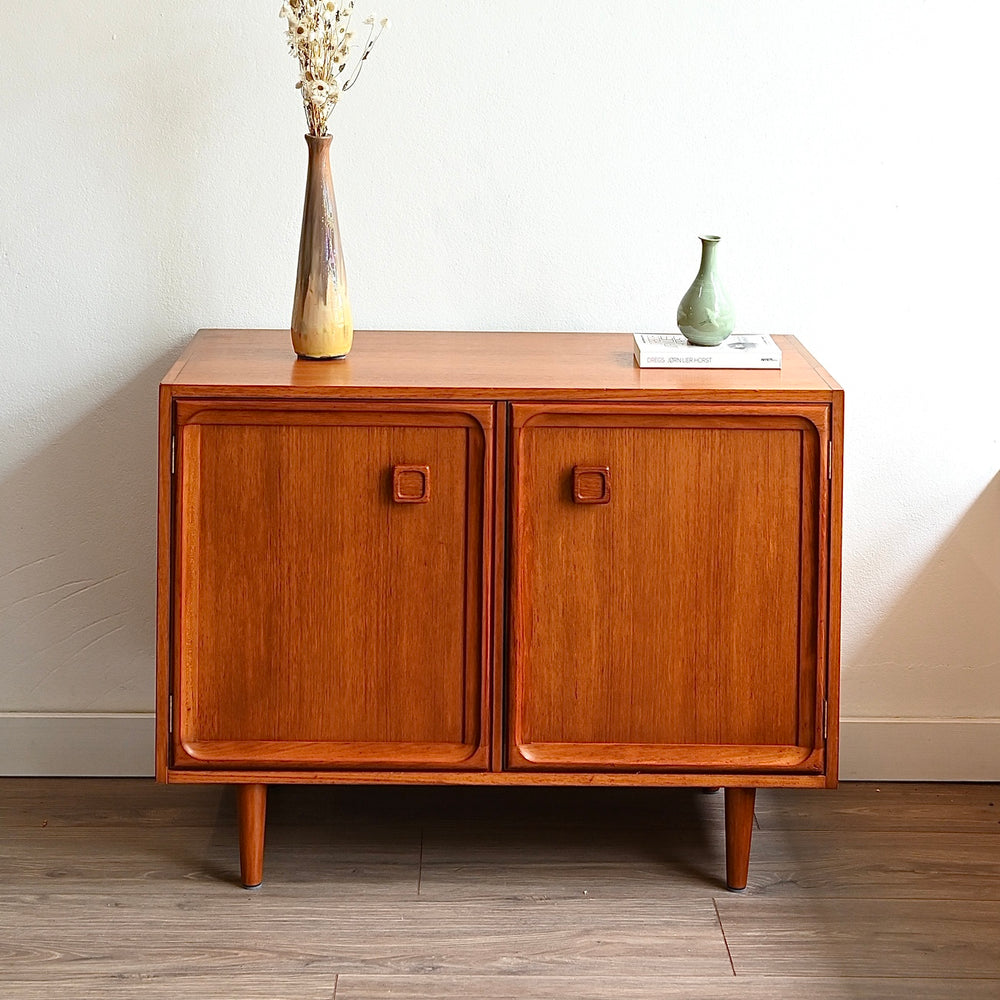 Mid Century Teak Sideboard LP Record Cabinet by Parker