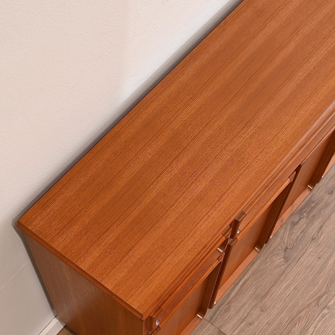 Mid Century Teak Sideboard Buffet Cabinet  by Chiswell