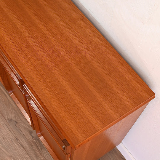 Mid Century Teak Sideboard Buffet Cabinet  by Chiswell