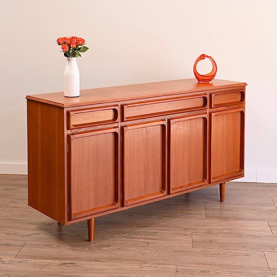 Mid Century Teak Sideboard Buffet Cabinet  by Chiswell