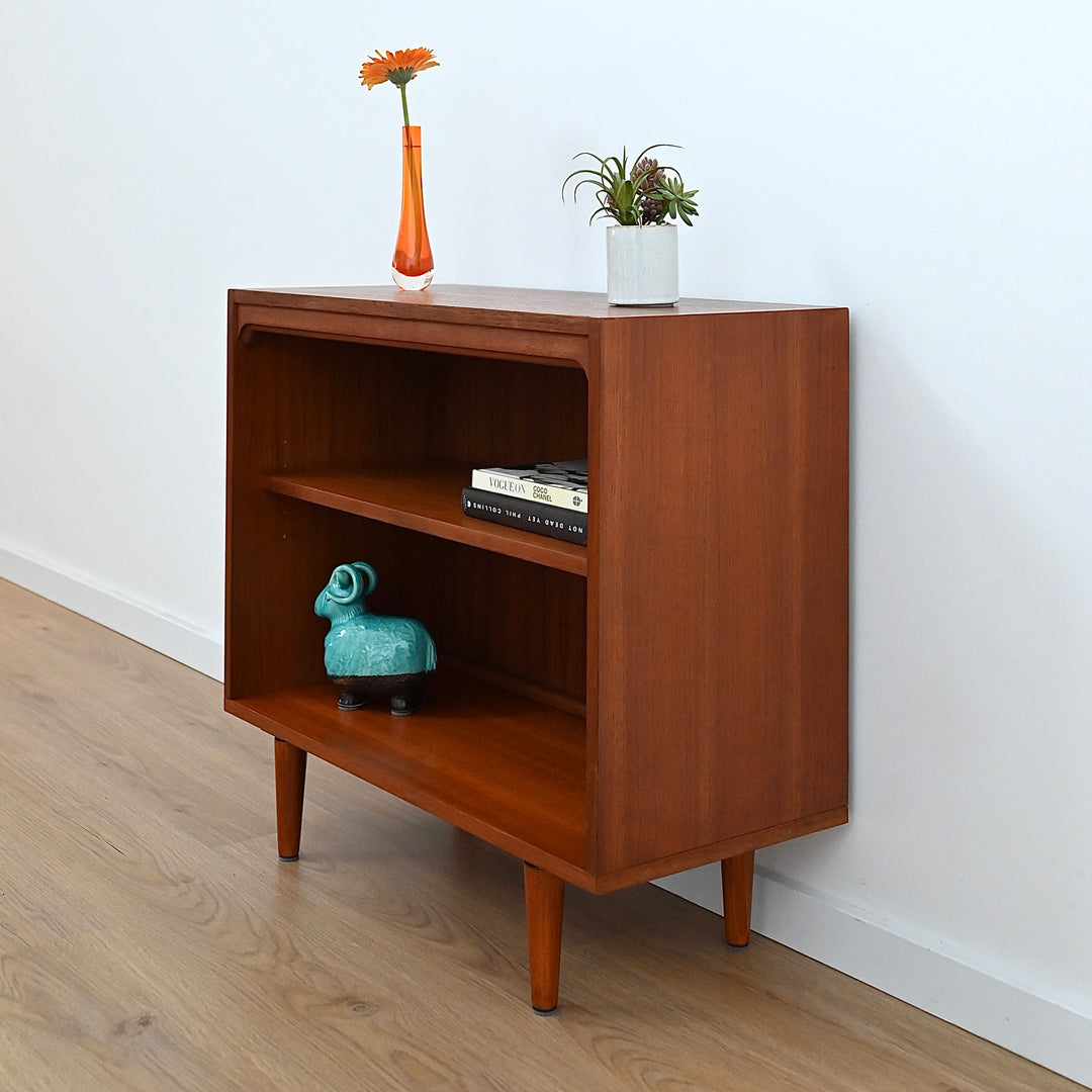 Mid Century Teak Sideboard LP Record Bookcase by Chiswell