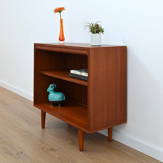 Mid Century Teak Sideboard LP Record Bookcase by Chiswell